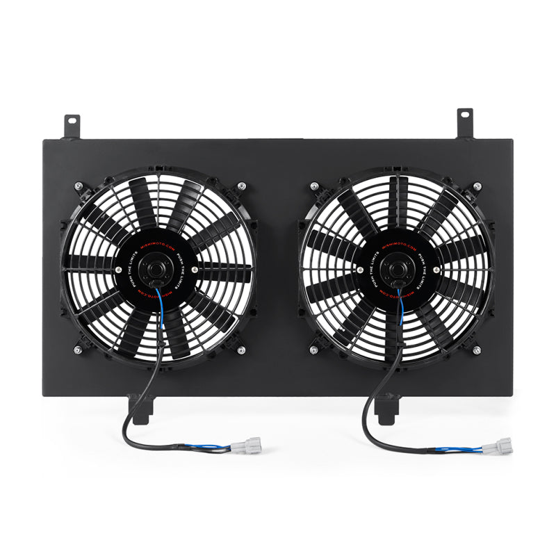 Mishimoto 03-06 Nissan 350Z Aluminum Fan Shroud Black-thumbmail-1