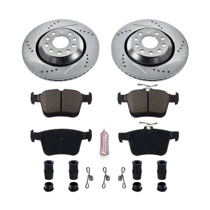 Power Stop 17-18 Audi RS3 Rear Z23 Evolution Sport Brake Kit-thumbmail-1