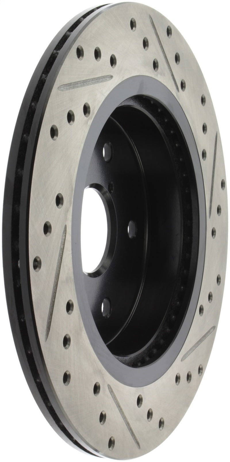 StopTech 16-17 Subaru WRX (w/Eyesight Technology) Sport Slotted & Drilled Rear Right Rotor-thumbmail-1