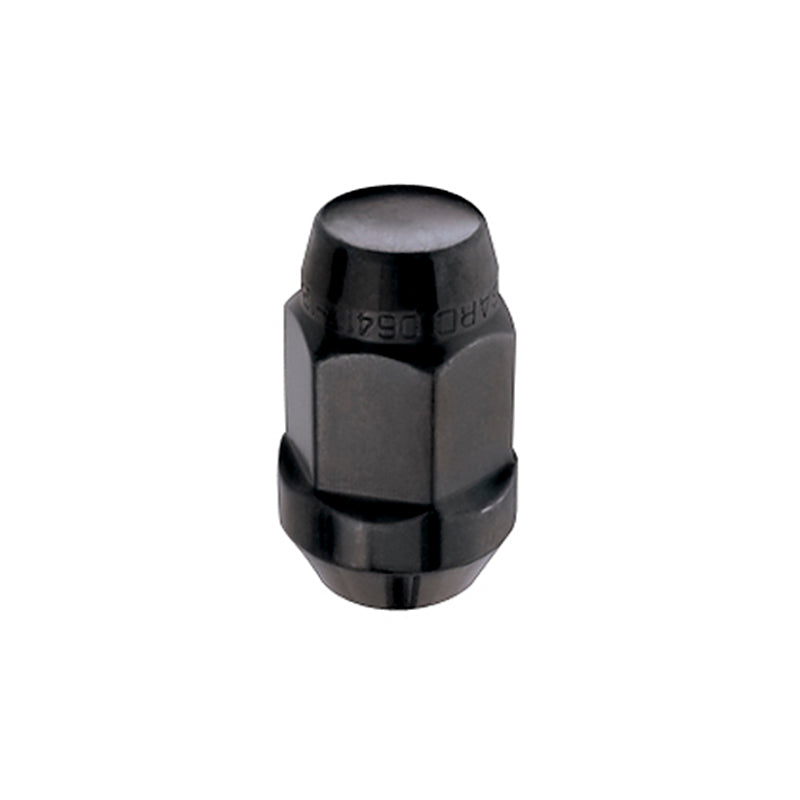 McGard Hex Lug Nut (Cone Seat Bulge Style) M12X1.5 / 3/4 Hex / 1.45in. Length (4-Pack) - Black-thumbmail-2