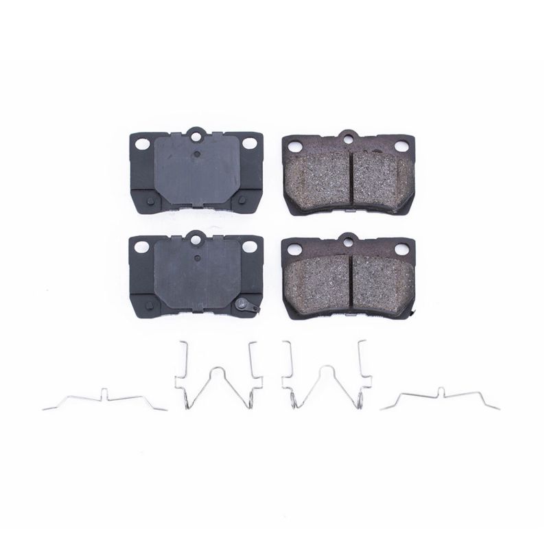 Power Stop 2006 Lexus GS300 Rear Z17 Evolution Ceramic Brake Pads w/Hardware-thumbmail-1