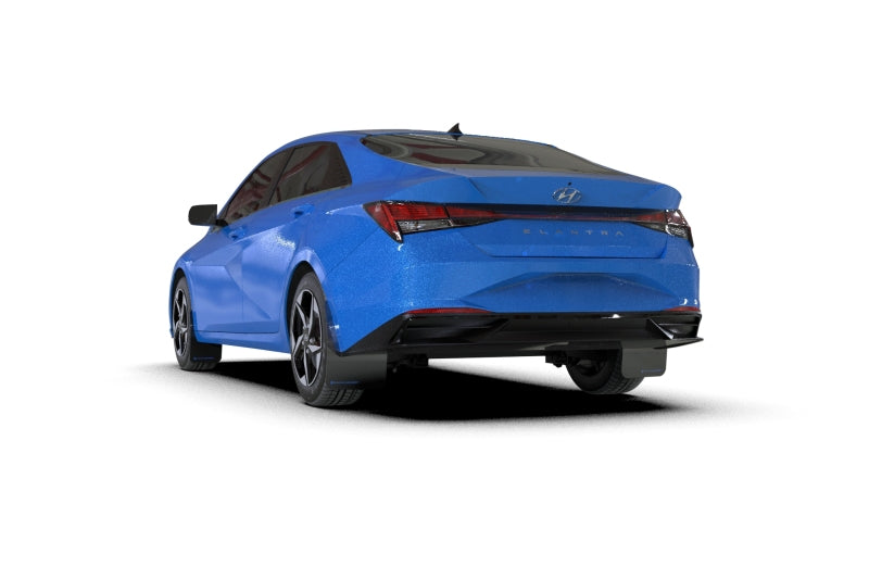 Rally Armor 21-23 Hyundai Elantra (Will Not Fit Elantra N/N Line) Black UR Mud Flap w/ Blue Logo-thumbmail-4