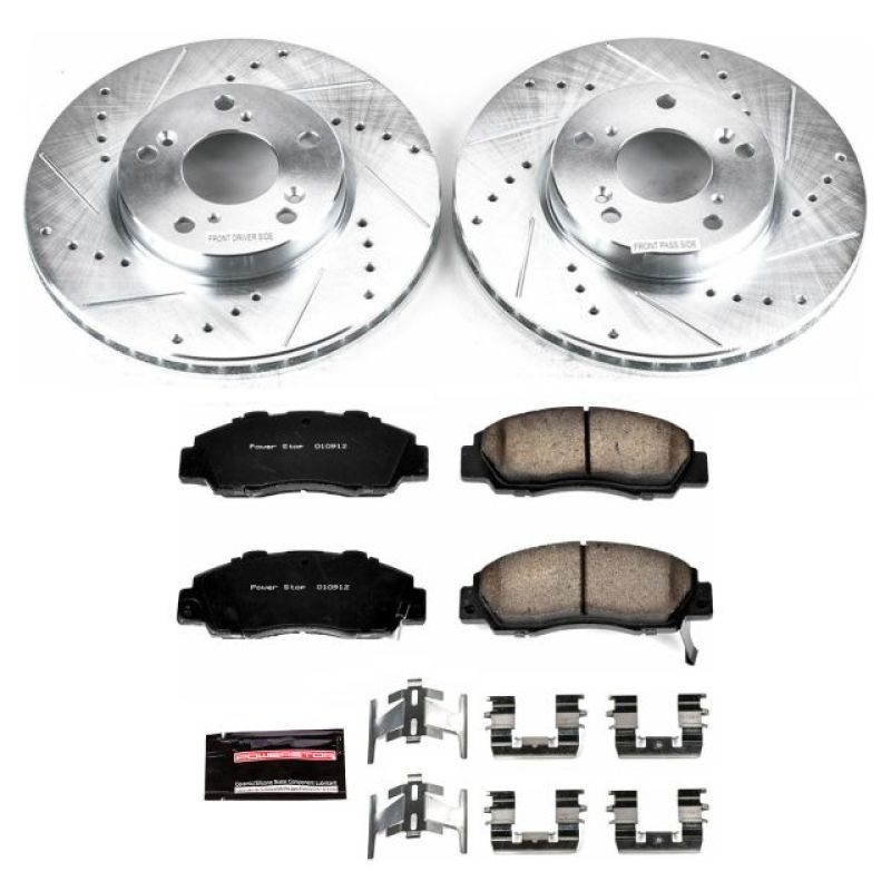 Power Stop 98-02 Honda Accord Front Z23 Evolution Sport Brake Kit-thumbmail-1
