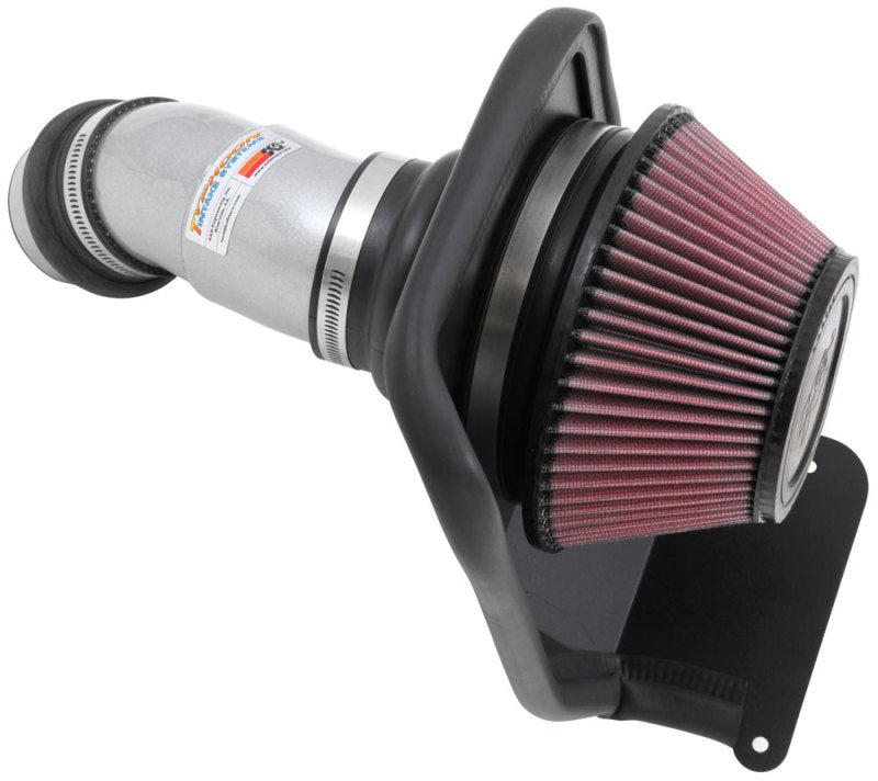 K&N 14-16 Kia Soul L4 2.0L Typhoon Cold Air Intake Aluminum Silver-thumbmail-2