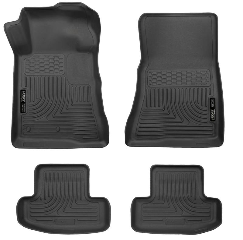 Husky Liners 10-12 Ford Mustang WeatherBeater Combo Black Floor Liners-thumbmail-1