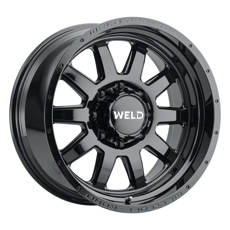 Weld Off-Road W168 20X9 Stealth 6X135 6X139.7 ET00 BS5.00 Gloss Black 106.1-thumbmail-1