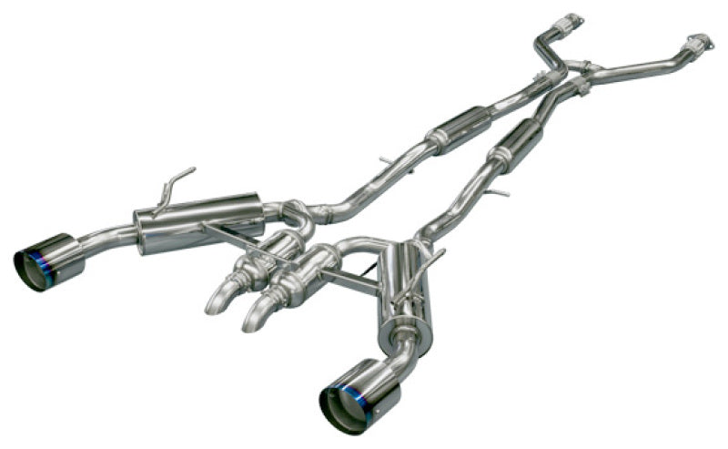 HKS Infiniti Q50 Hybrid VQ37 Dual Hi-Power Titanium Tip Catback Exhaust-thumbmail-2
