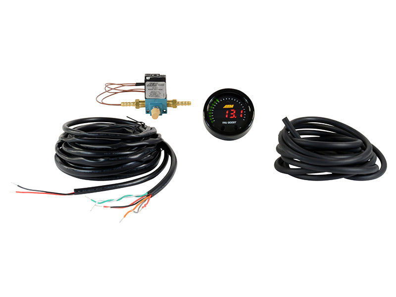 AEM X-Series Tru-Boost Controller Gauge w/ Boost Control Solenoid 80PSIg Internal MAP Sensor-thumbmail-3