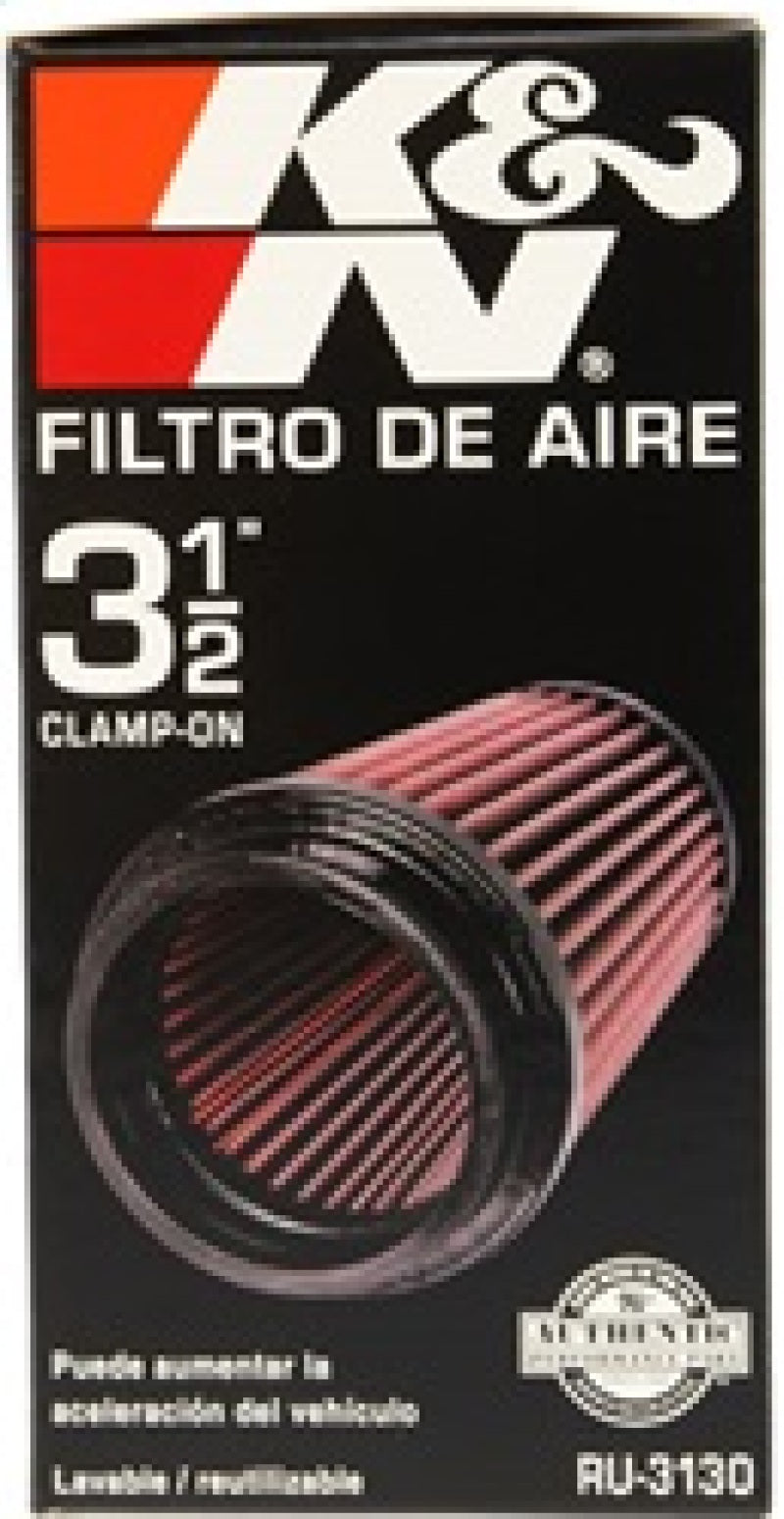 K&N Filter Universal Rubber Filter 3 1/2 inch Flange 4 5/8 inch Base 3 1/2 inch Top 7 inch Height-thumbmail-13