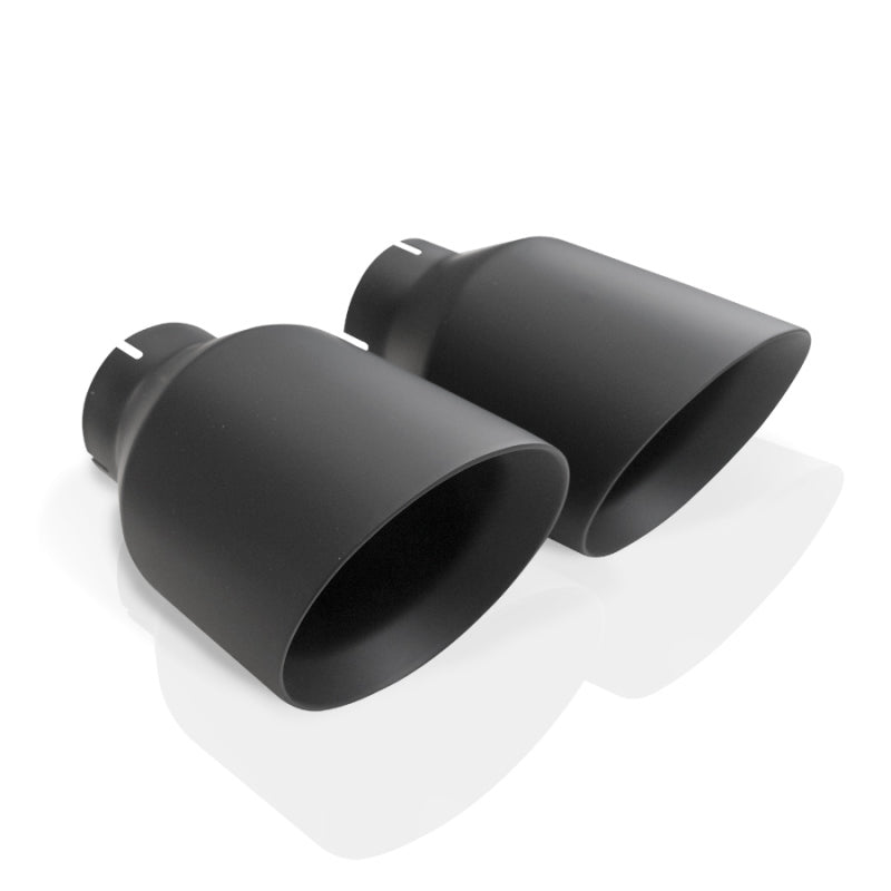 Stainless Works 2020 Ford GT500 Legend Catback H-Pipe Exhaust Factory Connect - Black Tips-thumbmail-2