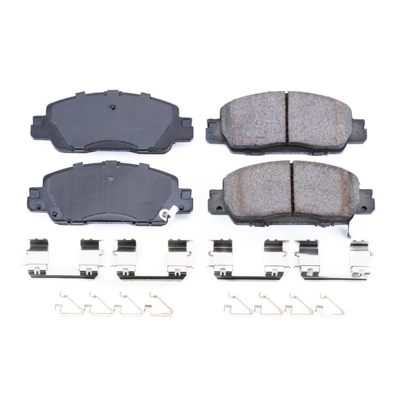 Power Stop 16-17 Honda Accord Front Z17 Evolution Ceramic Brake Pads w/Hardware-thumbmail-1
