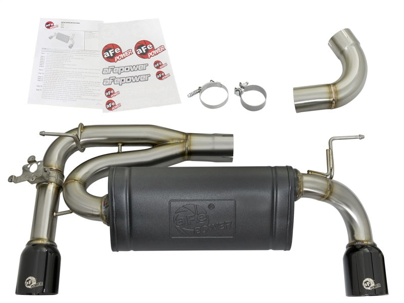 aFe MACHForce XP 16-17 BMW 340i/iX 440i/iX L6-3.0L (t) SS Axle-Back Exhaust w/Black Tip-thumbmail-3