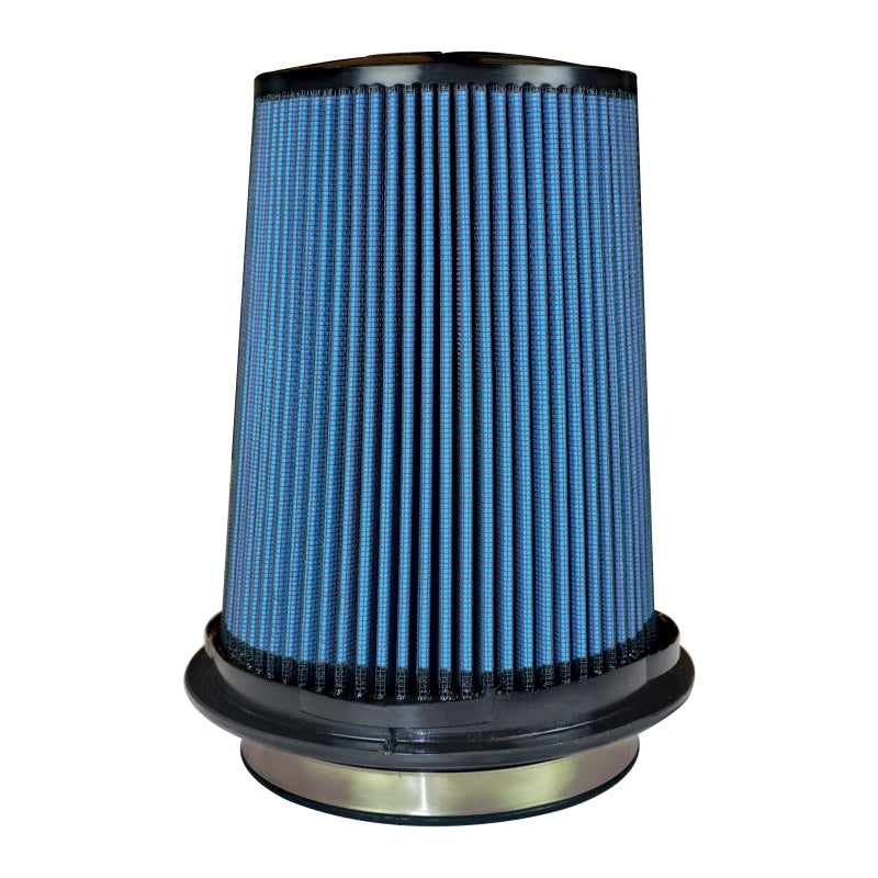 Injen SuperNano Web Dry Air Filter - 5in Flange ID / 7in  Base / 7.9in Media Height / 5in Top-thumbmail-1