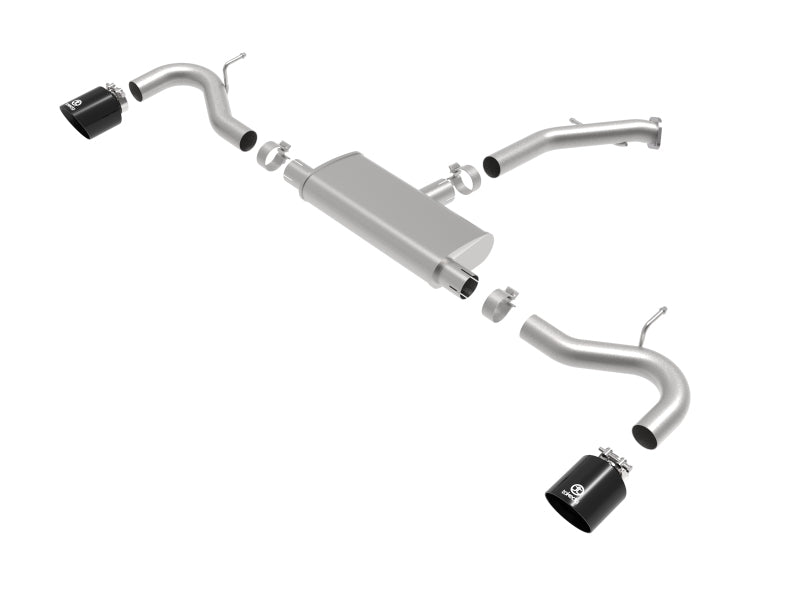 aFe Takeda Series 2.5in 409 SS Axle-Back Exhaust 18-20 Hyundai Elantra GT L4-1.6L(t) w/ Black Tips-thumbmail-3