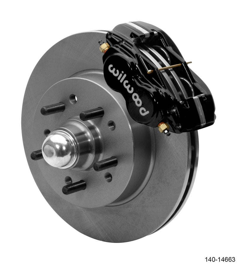 Wilwood Forged Dynalite-M Front Kit 11.5in 1 PC Rotor&Hub 58-64 Impala 63-64 Corvette-thumbmail-1