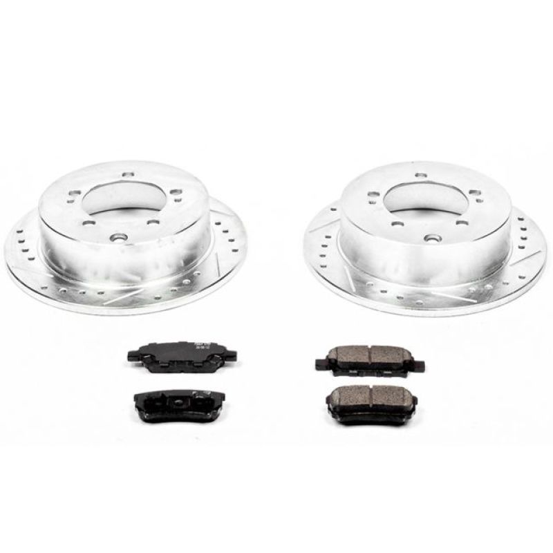 Power Stop 04-06 Mitsubishi Lancer Rear Z23 Evolution Sport Brake Kit-thumbmail-1