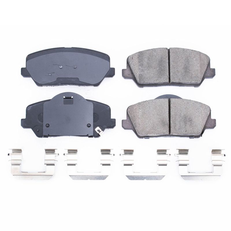 Power Stop 2014 Kia Forte Front Z17 Evolution Ceramic Brake Pads w/Hardware-thumbmail-1