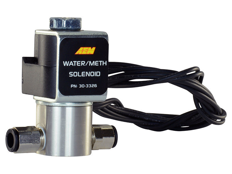 AEM Water/Methanol Injection System - High-Flow Low-Current WMI Solenoid - 200PSI 1/8in-27NPT In/Out-thumbmail-4