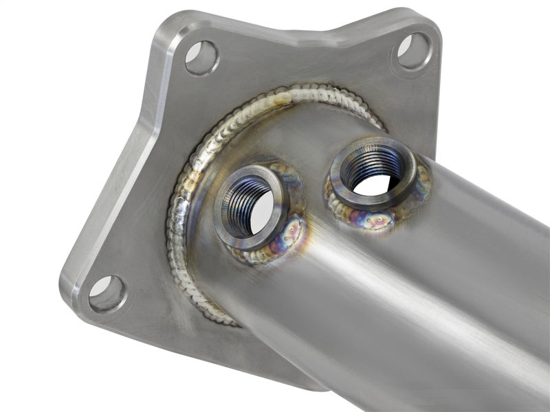 aFe Twisted Steel Down-Pipe Catted 13-16 Cadillac ATS L4-2.0L (t)-thumbmail-3