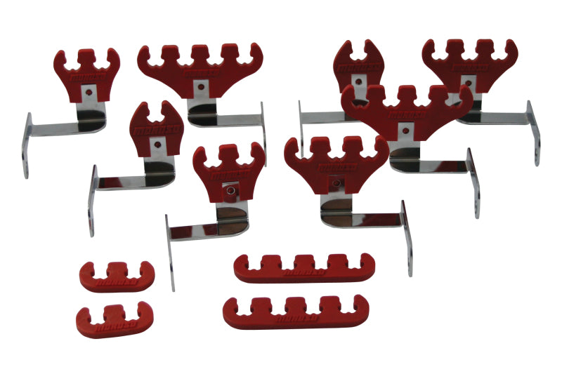 Moroso Chevrolet Big Block Ignition Wire Loom Kit - 7-9mm - Red-thumbmail-1