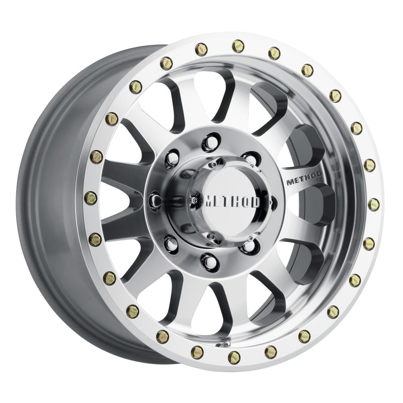 Method MR304 Double Standard 17x8.5 0mm Offset 8x170 130.81mm CB Machined/Clear Coat Wheel-thumbmail-1