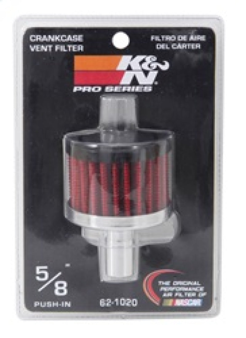 K&N Steel Base Crankcase Vent Filter .625in Vent OD x 2in OD x 1.5in Height-thumbmail-9
