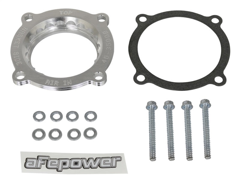 aFe Silver Bullet Throttle Body Spacer 2018+ Jeep Wrangler (JL) V6 3.6L-thumbmail-3