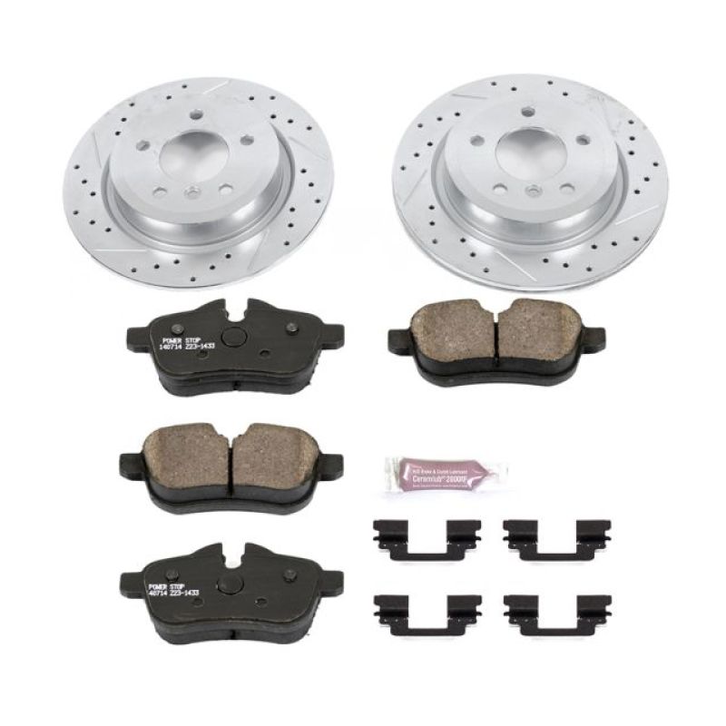 Power Stop 11-16 BMW Z4 Rear Z23 Evolution Sport Brake Kit-thumbmail-1
