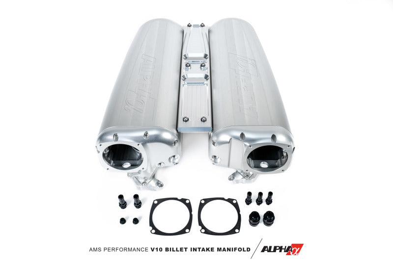 AMS Performance V10 Audi R8 / Lamborghini Huracan / Performante Billet Intake Manifold - CLR Anodize-thumbmail-8