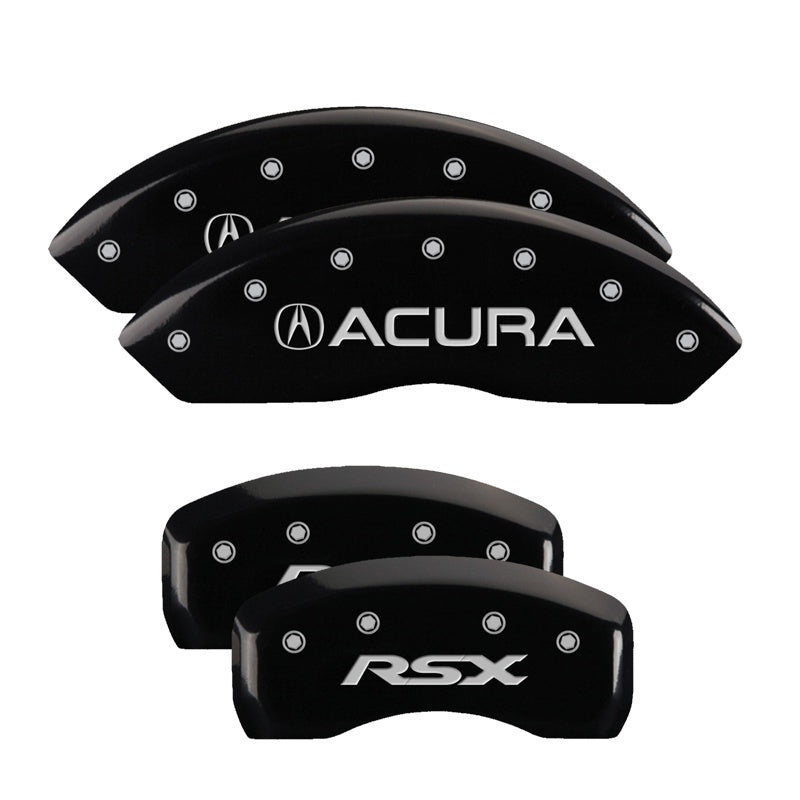 MGP 4 Caliper Covers Engraved Front & Rear MGP Black finish silver ch-thumbmail-1