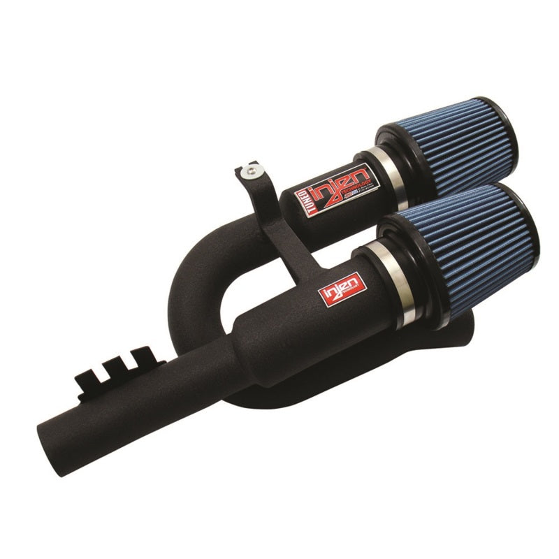 Injen 07-09 335i E92 / 08-09 135i E82 3.0L L6 Twin intake Wrinkle Black Short Ram Intake-thumbmail-2