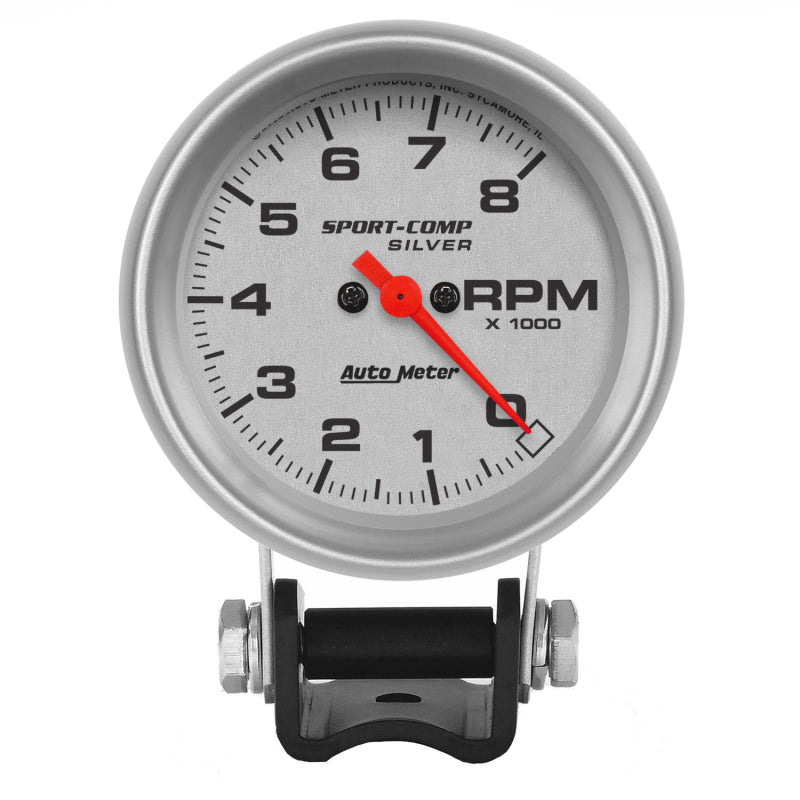 Autometer Ultra-Lite 2-5/8in Pedestal Tachometer 0-8000 RPM Gauge-thumbmail-1