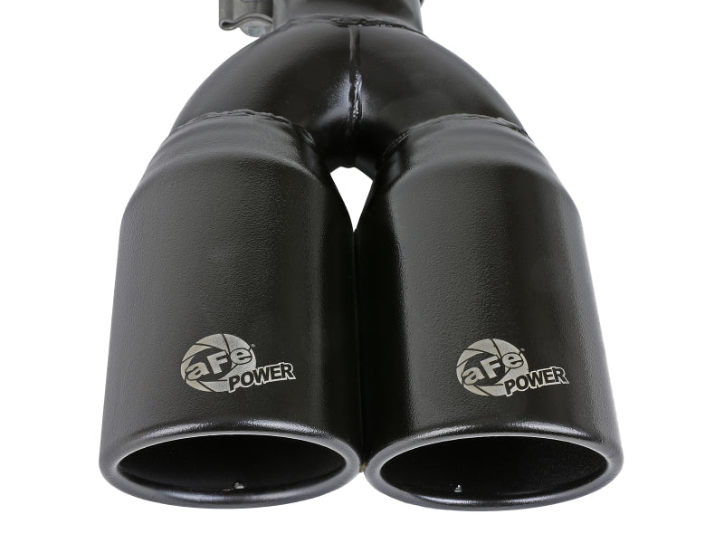 MACH Force-Xp 409 Stainless Steel Clamp-on Exhaust Tip 2.5in Inlet 3.5in Outlet - Black-thumbmail-3