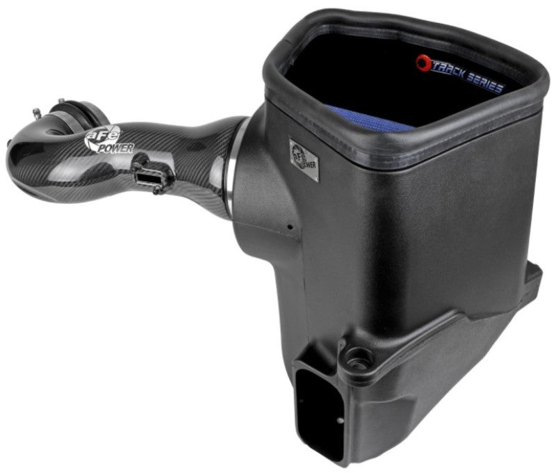aFe 19-20 GM Trucks 5.3L/6.2L Track Series Carbon Fiber Cold Air Intake System With Pro 5R Filters-thumbmail-5