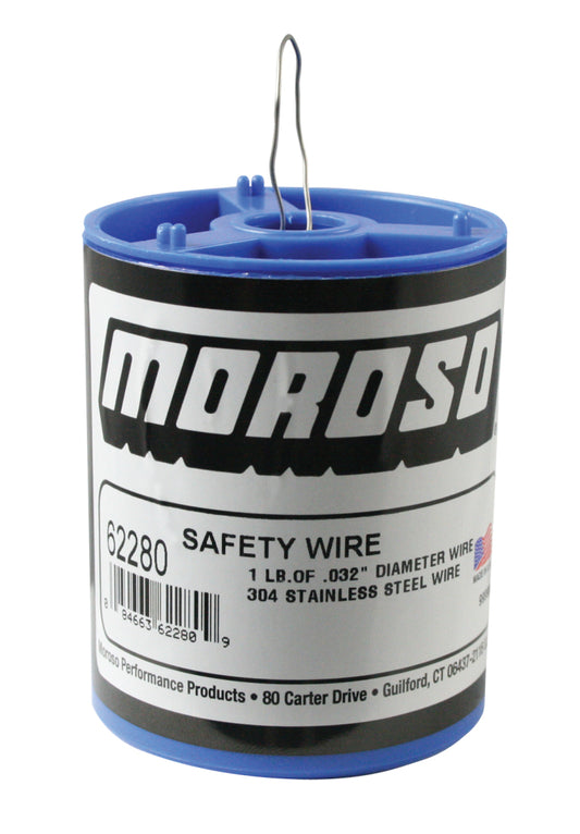 Moroso Safety Wire - Stainless Steel - 1lb Can