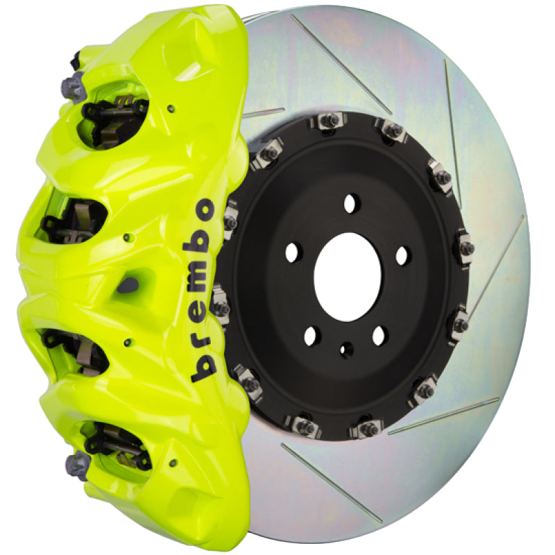 Brembo 19+ 330i Front GT BBK 6 Piston Cast 380x34 2pc Rotor Slotted Type1-Fluo. Yellow-thumbmail-1