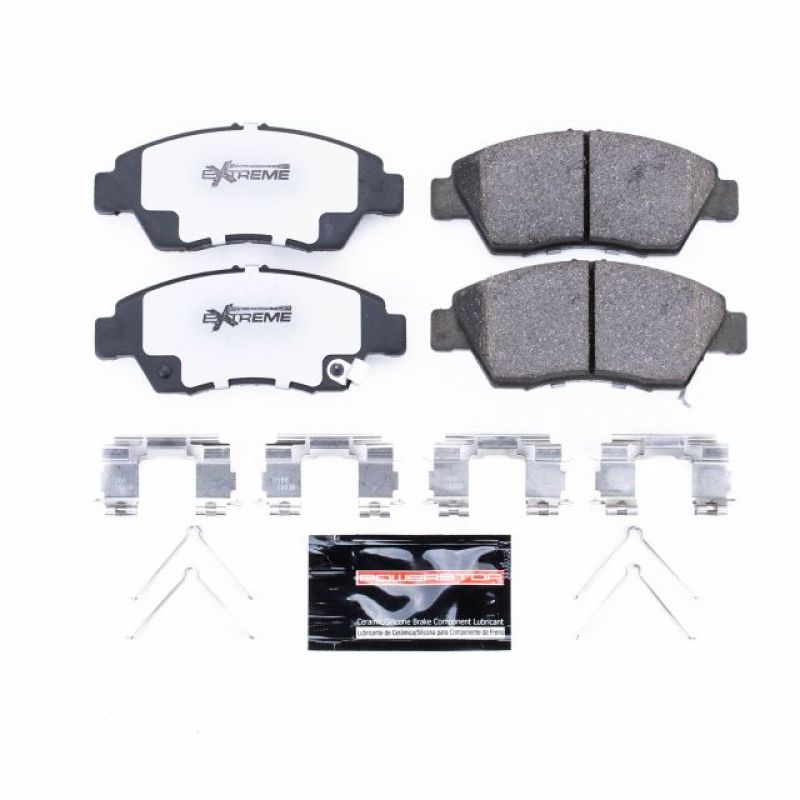 Power Stop 13-14 Acura ILX Front Z26 Extreme Street Brake Pads w/Hardware-thumbmail-1