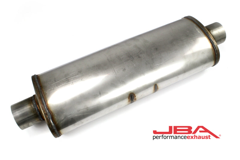 JBA Universal Chambered 304SS Muffler 22x8x5 3in Center/Center-thumbmail-1