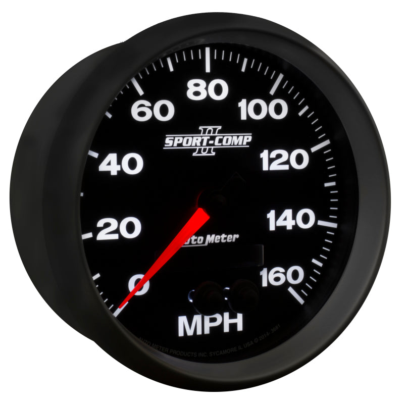 Autometer Sport-Comp II 5in 0-140MPH In-Dash Electronic GPS Programmable Speedometer-thumbmail-2