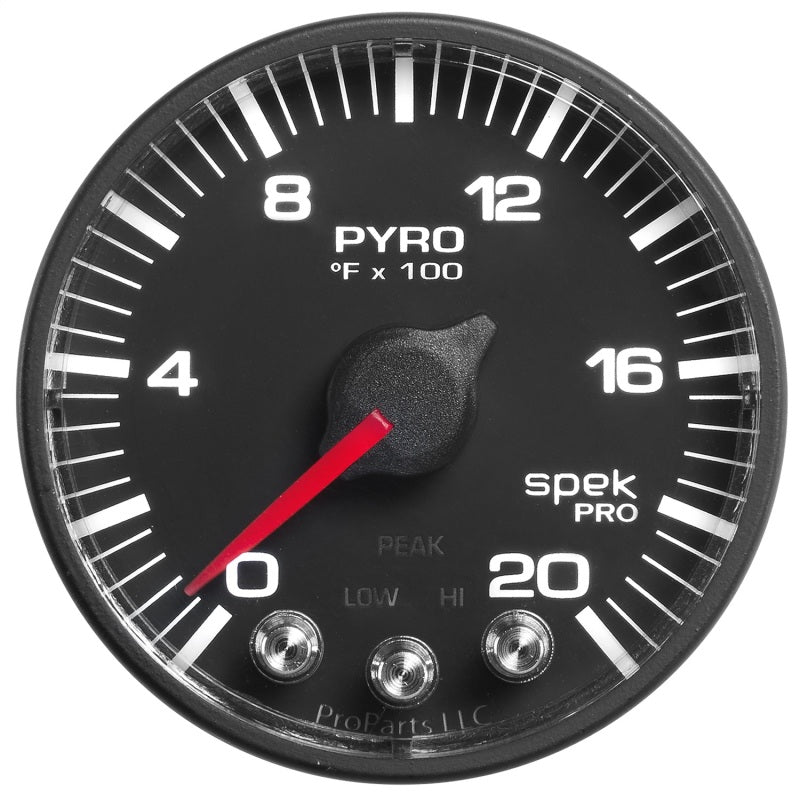 Autometer Spek-Pro 52.4mm 0-2000F Digital Stepper Motor Pyrometer Gauge-thumbmail-2