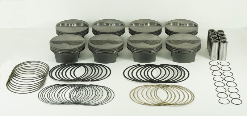 Mahle MS Piston Set SBC 361ci 4.05in Bore 3.5/3.75stk 6.125/6in Rod .927 Pin 11.9/12.6 CR Set of 8-thumbmail-1