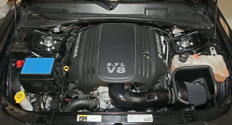 K&N Dodge/Chrysler 5.7/6.1L V8 Black Performance Intake Kit-thumbmail-3