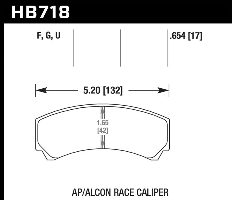Hawk AP Racing/Alcon HPS 5.0 Brake Pads-thumbmail-2