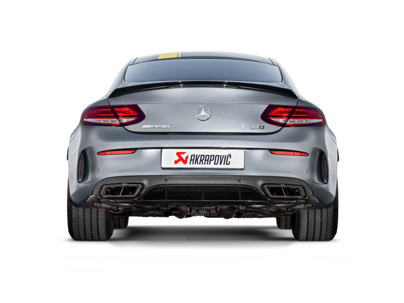 Akrapovic 16-17 AMG C63 Coupe Evolution Line Cat Back (Titanium) w/ Carbon Tips (Req. Link Pipe)-thumbmail-2
