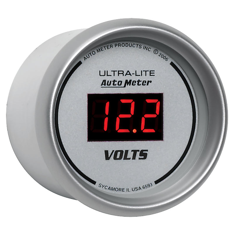 Autometer Ultra-Lite 2-1/16in 8-18 Volts Digital Voltmeter-thumbmail-2