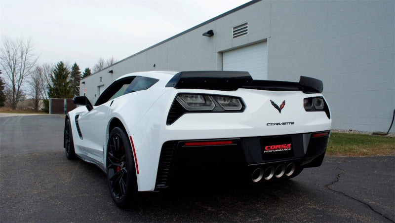 Corsa 2015+ Chevrolet Corvette C7 Z06 2.75in Dual Rear Xtreme Cat-Back Exhaust w/ Quad Polished Tips-thumbmail-3