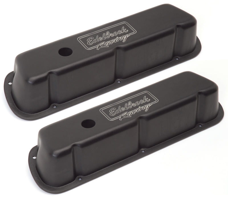 Edelbrock Valve Cover Victor Series Ford 289-302-351W CI V8 Low Black-thumbmail-5
