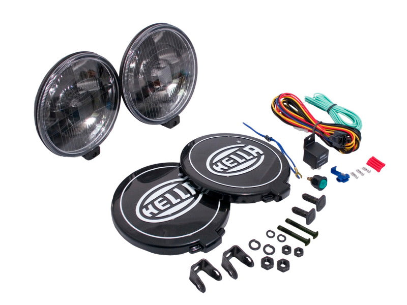 Hella 500 Series 12V Black Magic Halogen Driving Lamp Kit-thumbmail-23