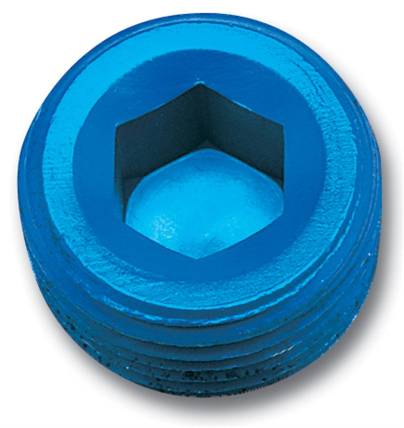 Russell Performance 1/8in Allen Socket Pipe Plug (Blue)-thumbmail-3