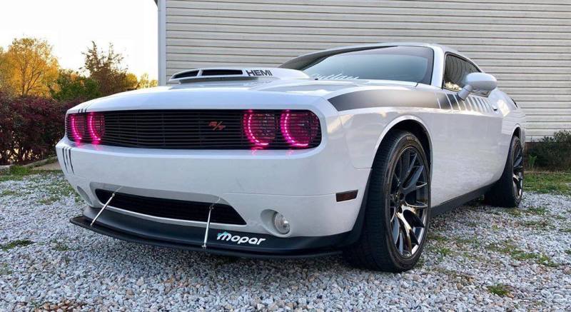 Oracle 08-14 Dodge Challenger Dynamic Surface Mount Headlight Halo Kit - ColorSHIFT - Dynamic-thumbmail-5